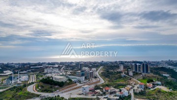 Квартира 1+1 с панорамным видом на море и горы, 53 кв.м. Кестель, Алания - Ракурс 35