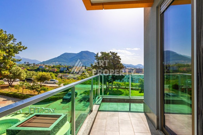 Просторная квартира 3+1 с видом на горы и море в престижном районе Кестель, Алания. - Ракурс 0
