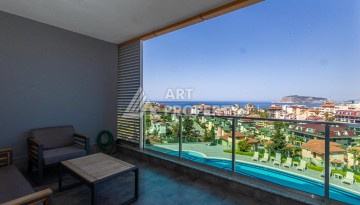 Просторная квартира 3+1 с видом на горы и море в престижном районе Кестель, Алания. - Ракурс 15