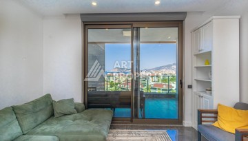 Просторная квартира 3+1 с видом на горы и море в престижном районе Кестель, Алания. - Ракурс 17