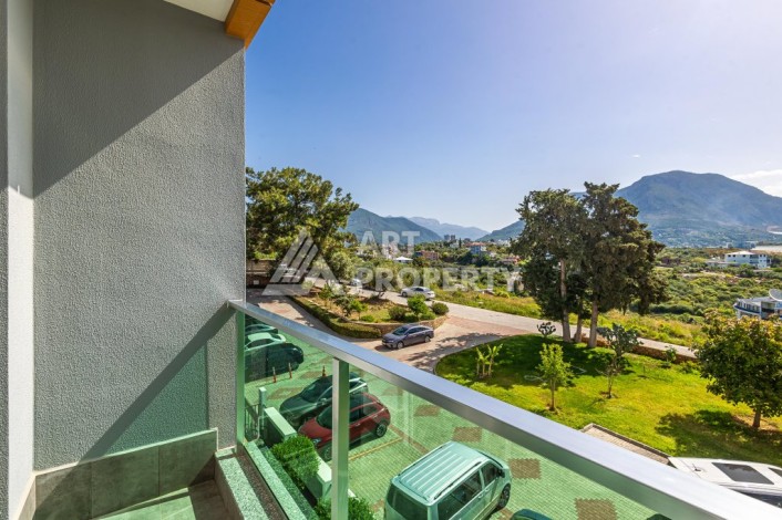 Просторная квартира 3+1 с видом на горы и море в престижном районе Кестель, Алания. - Ракурс 17