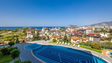 Просторная квартира 3+1 с видом на горы и море в престижном районе Кестель, Алания. - Ракурс 20