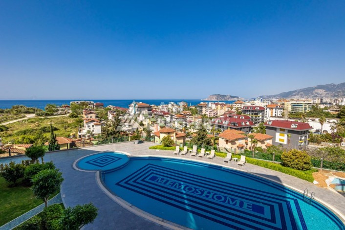 Просторная квартира 3+1 с видом на горы и море в престижном районе Кестель, Алания. - Ракурс 19