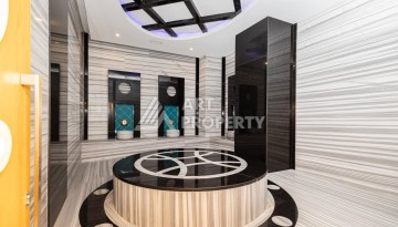 Просторная квартира 3+1 с видом на горы и море в престижном районе Кестель, Алания. - Ракурс 30