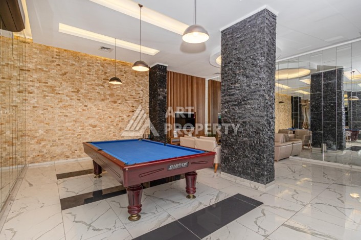 Просторная квартира 3+1 с видом на горы и море в престижном районе Кестель, Алания. - Ракурс 30