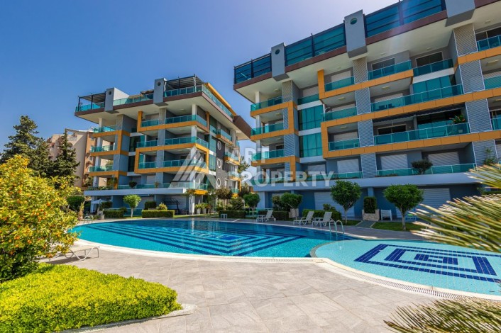 Просторная квартира 3+1 с видом на горы и море в престижном районе Кестель, Алания. - Ракурс 41