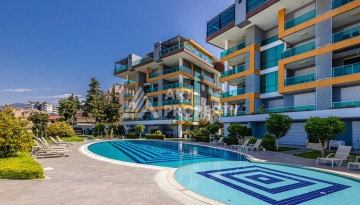 Просторная квартира 3+1 с видом на горы и море в престижном районе Кестель, Алания. - Ракурс 43