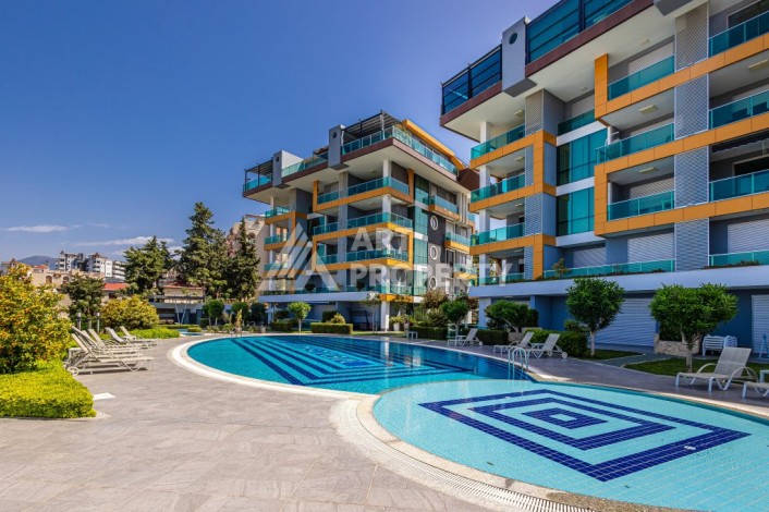 Просторная квартира 3+1 с видом на горы и море в престижном районе Кестель, Алания. - Ракурс 42