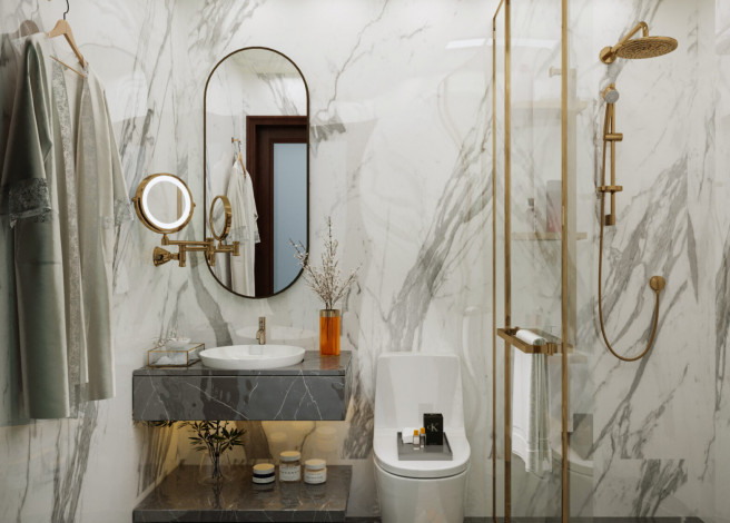 Новый комплекс на завершающем этапе строительства с собственной инфраструктурой в элитном районе Каргыджак, 124 м2 – 130 м2 - Ракурс 9