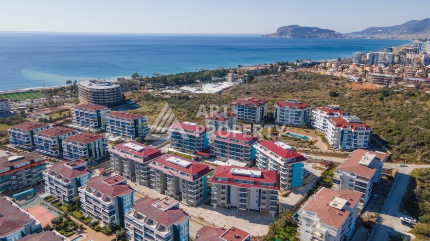 Меблированая квартира 2+1 в современном комплексе района Кестель. - Ракурс 28