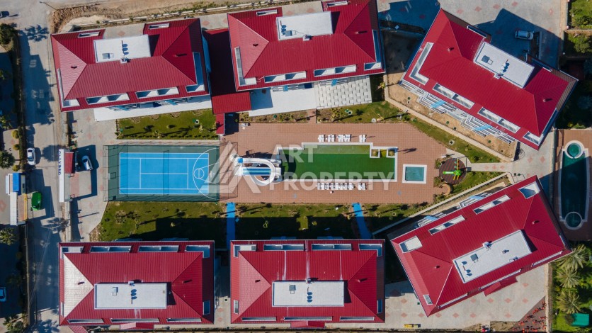 Меблированая квартира 2+1 в современном комплексе района Кестель. - Ракурс 29