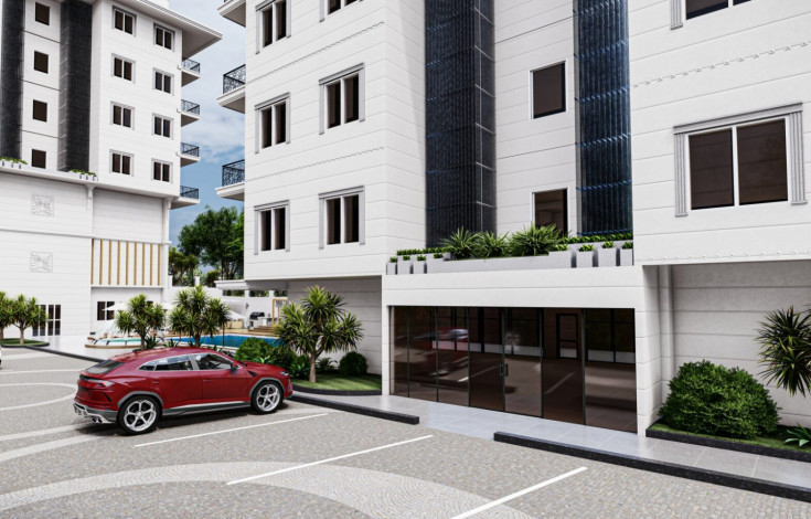 Пентхаусы в новом комлпексе на этапе строительства в районе Каргыджак, 90-180 м2 - Ракурс 2