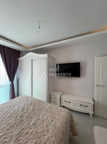 Просторная 1+1 с видом на море в Махмутларе, 65 кв.м. - Ракурс 7