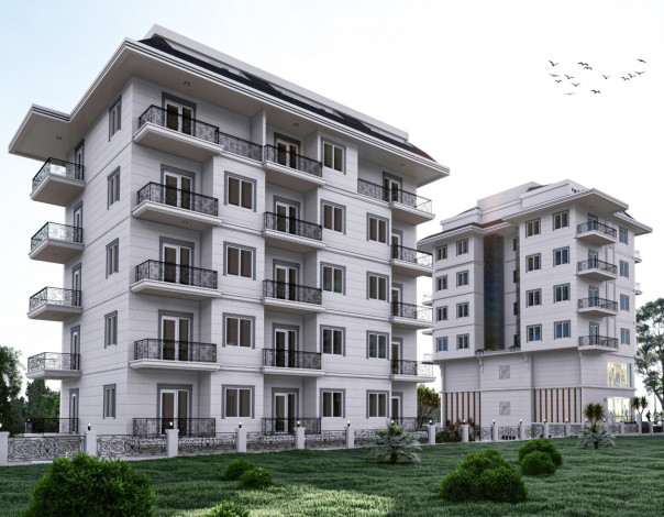 Пентхаусы в новом комлпексе на этапе строительства в районе Каргыджак, 90-180 м2 - Ракурс 5