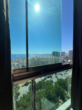 Просторная 1+1 с видом на море в Махмутларе, 65 кв.м. - Ракурс 15