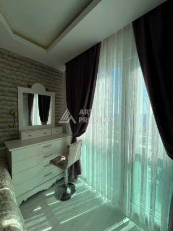 Просторная 1+1 с видом на море в Махмутларе, 65 кв.м. - Ракурс 19