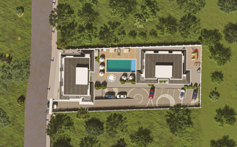 Пентхаусы в новом комлпексе на этапе строительства в районе Каргыджак, 90-180 м2 - Ракурс 13