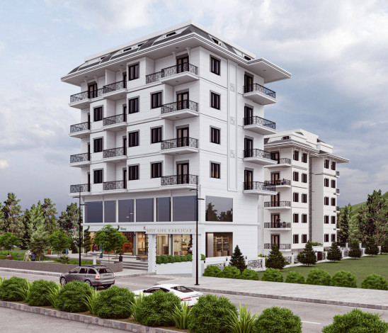 Пентхаусы в новом комлпексе на этапе строительства в районе Каргыджак, 90-180 м2 - Ракурс 16