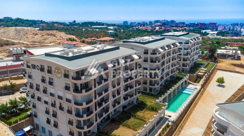 Квартира 2+1 в районе Оба — 115 м², с мебелью, вид на море и горы, подходит под ВНЖ - Ракурс 1