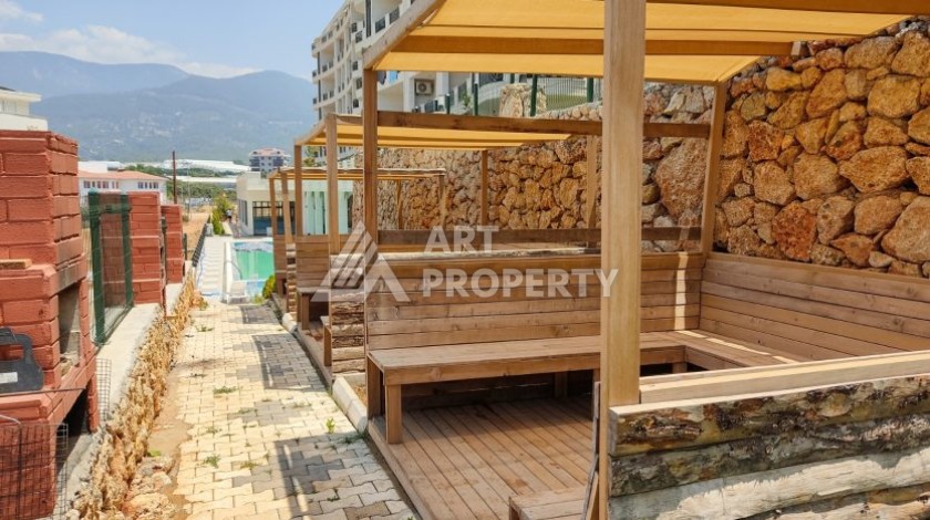 Квартира 2+1 в районе Оба — 115 м², с мебелью, вид на море и горы, подходит под ВНЖ - Ракурс 7