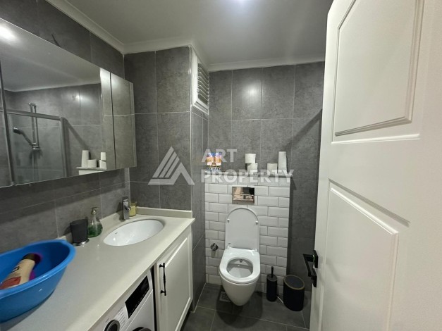 Квартира 2+1 в районе Оба — 115 м², с мебелью, вид на море и горы, подходит под ВНЖ - Ракурс 10