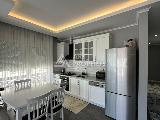 Квартира 2+1 в районе Оба — 115 м², с мебелью, вид на море и горы, подходит под ВНЖ - Ракурс 17