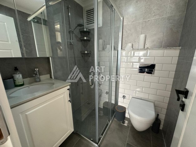 Квартира 2+1 в районе Оба — 115 м², с мебелью, вид на море и горы, подходит под ВНЖ - Ракурс 20