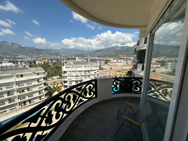 Квартира 2+1 в районе Оба — 115 м², с мебелью, вид на море и горы, подходит под ВНЖ - Ракурс 23