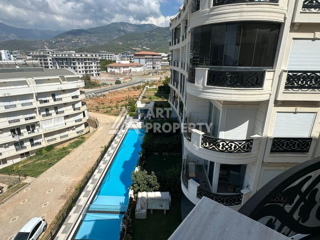 Квартира 2+1 в районе Оба — 115 м², с мебелью, вид на море и горы, подходит под ВНЖ - Ракурс 24