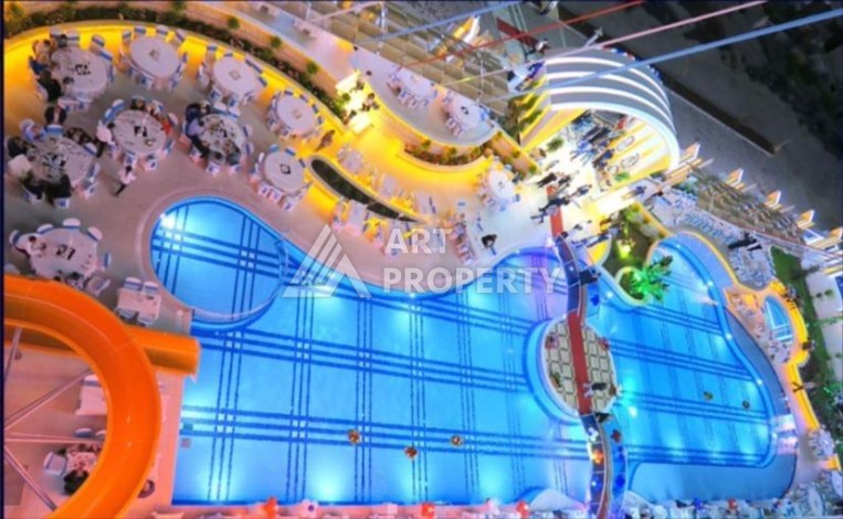 Элитная квартира 2+1 с панорамным видом на море в Махмутларе, 115 м² - Ракурс 3