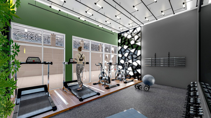 Пентхаусы в новом комлпексе на этапе строительства в районе Каргыджак, 90-180 м2 - Ракурс 19