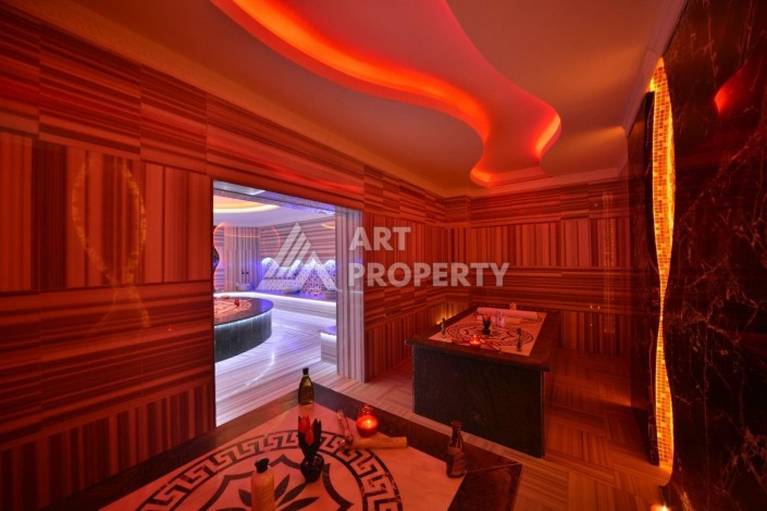 Элитная квартира 2+1 с панорамным видом на море в Махмутларе, 115 м² - Ракурс 9