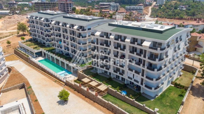 Садовый дуплекс 2+1 в районе Оба — 140 м², собственный зелёный сад, подходит под ВНЖ - Ракурс 2