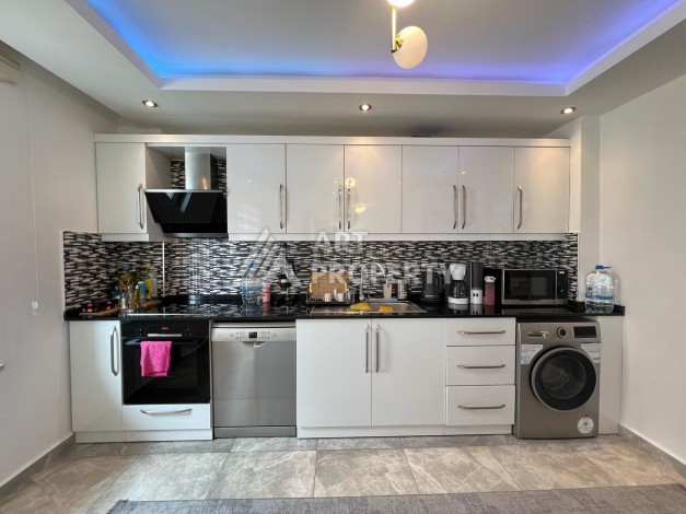 Дуплекс 4+1 в районе Оба — 200 м², с мебелью, подходит под ВНЖ - Ракурс 3