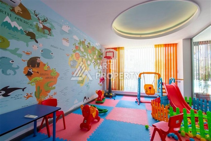 Двухуровневый пентхаус 4+1 в элитном комплексе района Оба, 165 м², подходит под гражданство - Ракурс 6