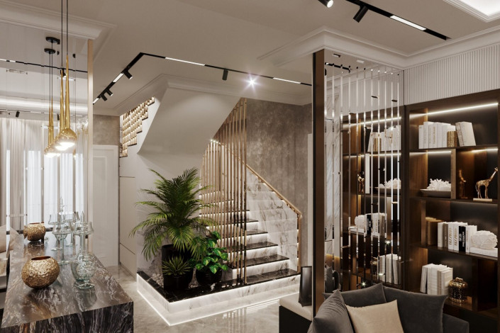 Пентхаусы в новом комлпексе на этапе строительства в районе Каргыджак, 90-180 м2 - Ракурс 30