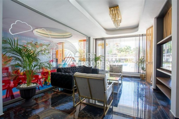 Двухуровневый пентхаус 4+1 в элитном комплексе района Оба, 165 м², подходит под гражданство - Ракурс 13