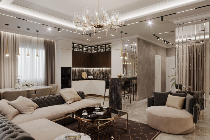 Пентхаусы в новом комлпексе на этапе строительства в районе Каргыджак, 90-180 м2 - Ракурс 33