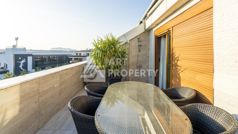 Пентхаус 4+1 в районе Оба — 260 м², подходит под ВНЖ, 1200 м до моря - Ракурс 37