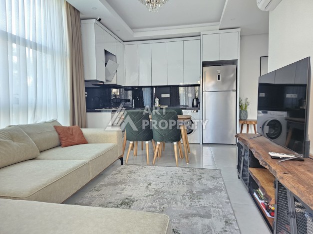 Просторная квартира 1+1 в Махмутларе в комплексе 2023 года с отельной инфраструктурой - Ракурс 3