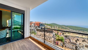 Современная вилла 5+1 с панорамным видом на море и гражданством Турции в Каргыджаке - Ракурс 3