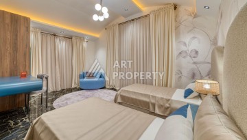 Современная вилла 5+1 с панорамным видом на море и гражданством Турции в Каргыджаке - Ракурс 11