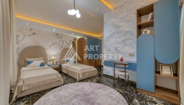 Современная вилла 5+1 с панорамным видом на море и гражданством Турции в Каргыджаке - Ракурс 12