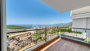 Современная вилла 5+1 с панорамным видом на море и гражданством Турции в Каргыджаке - Ракурс 16