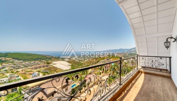 Современная вилла 5+1 с панорамным видом на море и гражданством Турции в Каргыджаке - Ракурс 19