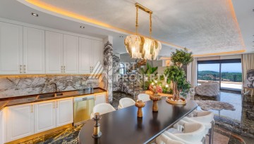 Современная вилла 5+1 с панорамным видом на море и гражданством Турции в Каргыджаке - Ракурс 24