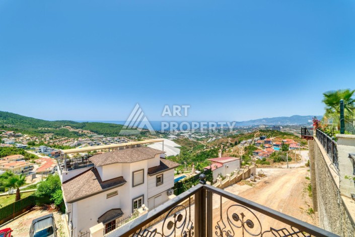 Современная вилла 5+1 с панорамным видом на море и гражданством Турции в Каргыджаке - Ракурс 30