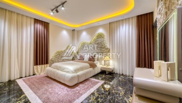 Современная вилла 5+1 с панорамным видом на море и гражданством Турции в Каргыджаке - Ракурс 34