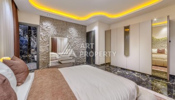 Современная вилла 5+1 с панорамным видом на море и гражданством Турции в Каргыджаке - Ракурс 36