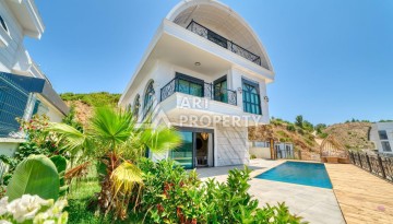 Современная вилла 5+1 с панорамным видом на море и гражданством Турции в Каргыджаке - Ракурс 37